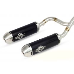 Linea di scarico Scalvini doppia uscita Inox - CRF110