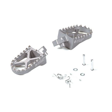 YCF CNC FOOTPLATE - SILVER