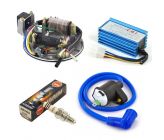 Complete Set Racing Universal Magneto + Spark + Coil Line + CDI