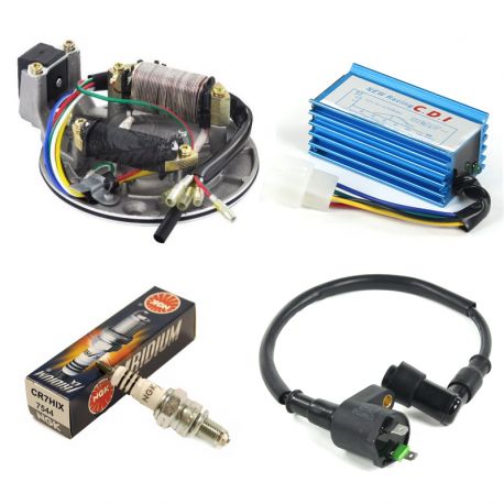 Complete Set Racing Universal Magneto + Spark + Coil Line + CDI