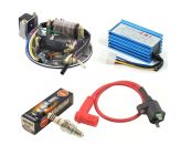 Complete Set Racing Universal Magneto + Spark + Coil Line + CDI