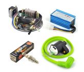 Complete Set Racing Universal Magneto + Spark + Coil Line + CDI