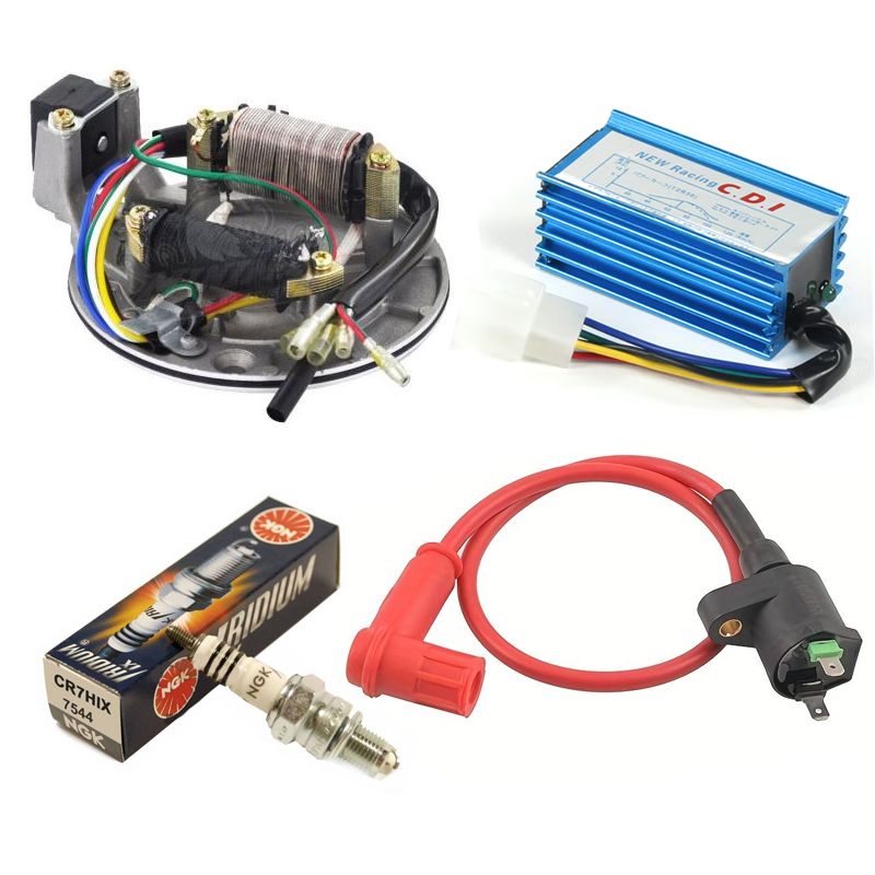 Complete Set Racing Universal Magneto + Spark + Coil Line + CDI