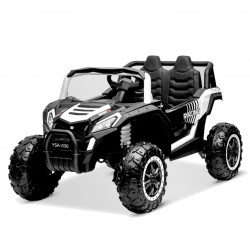 Buggy électrique enfant 1 Place + Télécommande 12V 4x25Watt  UTV-MX - Blanc