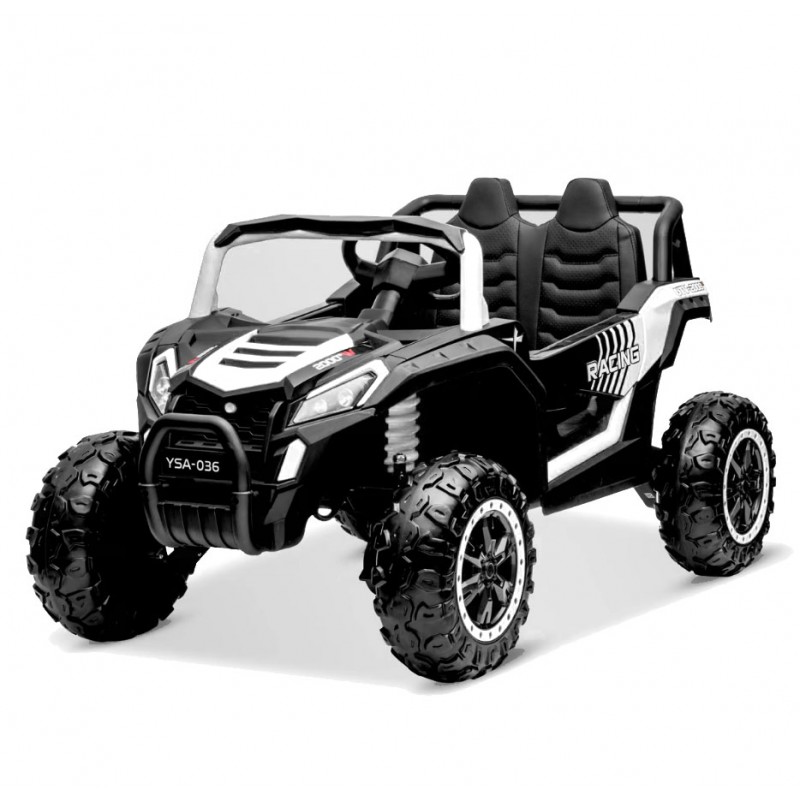 Buggy électrique enfant 1 Place + Télécommande 12V 4x25Watt  UTV-MX - Blanc