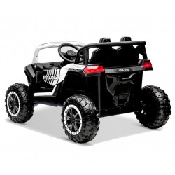 Buggy électrique enfant 1 Place + Télécommande 12V 4x25Watt  UTV-MX - Blanc