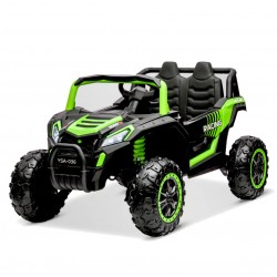 Buggy électrique enfant 1 Place + Télécommande 12V 4x25Watt  UTV-MX - Vert