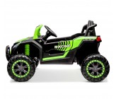 Buggy elettrico bambini + Telecomando 1 posto 12V 4x25Watt UTV-MX - Verde