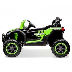 Buggy électrique enfant 1 Place + Télécommande 12V 4x25Watt  UTV-MX - Vert