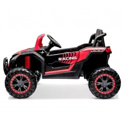 Buggy elettrico bambini + Telecomando 1 posto 12V 4x25Watt UTV-MX - Rosso