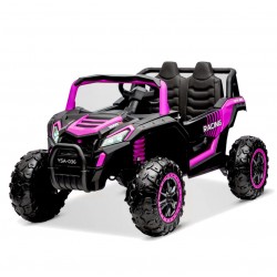 Buggy électrique enfant 1 Place + Télécommande 12V 4x25Watt  UTV-MX - Rose