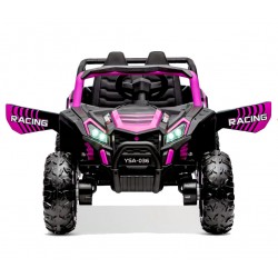 Buggy électrique enfant 1 Place + Télécommande 12V 4x25Watt  UTV-MX - Rose