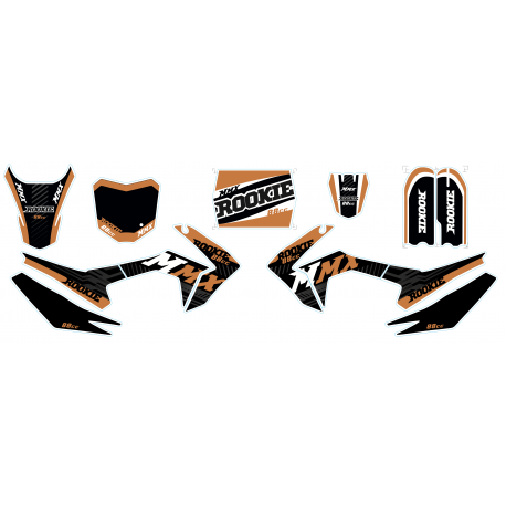 Kit décoration CRF110S - Rookie 88 - Orange