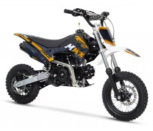 Dirt Bike Mini MX Rookie 110cc Semi-automatico 12&quot;/10&quot; - Arrancione (2024)