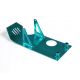 Sabot moteur aluminium - Turquoise