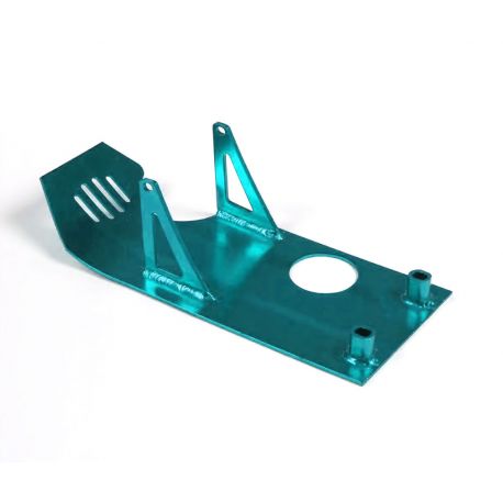 SABOT MOTEUR ALU TURQUOISE CRADLE