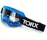 Masque motocross TORX - Bleu Neon