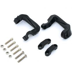 PROTÈGE MAINS GUIDON Ø22MM NOIR