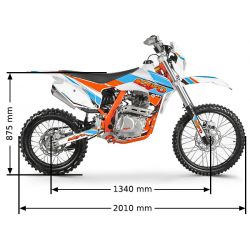 Motocross KAYO K2 250cc 18"/21"