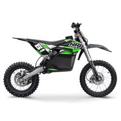 Dirt Bike électrique NRJ 2000W 12"/14" - Vert