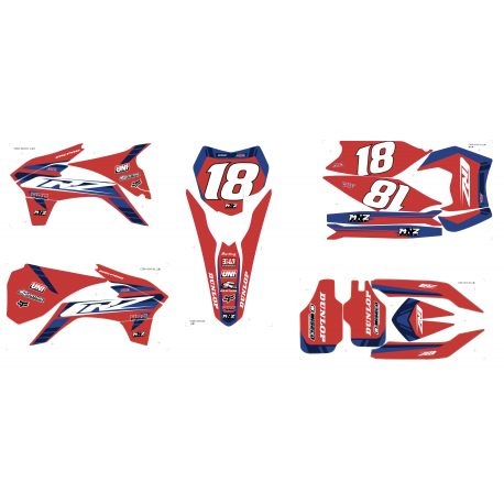 Kit décoration complet - KTM-L - Rouge