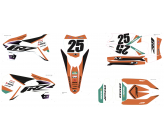 Kit décoration complet - KTM-L - Orange