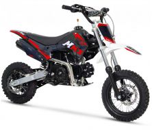 Dirt Bike Mini MX Rookie 110cc Semi-automatique 12&quot;/10&quot; - Rouge (2024)