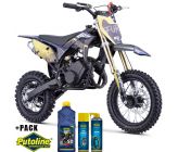 Pit Bike CRZ Fury Double Pot 60cc 2T 10"/12" - Jaune (2024)