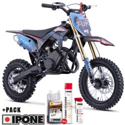 Pit Bike CRZ Fury Double Pot 60cc 2T 10"/12" - Bleu (2024)