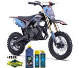 Pit Bike CRZ Fury Double Pot 60cc 2T 10"/12" - Bleu (2024)