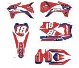 Kit decorativo completo - KTM-L - Rosso