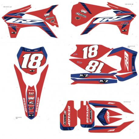 Kit decorativo completo - KTM-L - Rosso