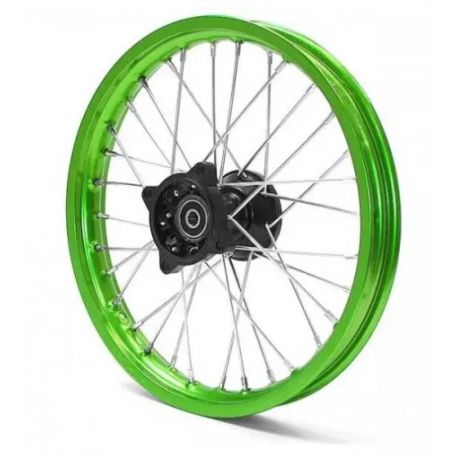 Cerchio anteriore - 14" - (Asse Ø12mm) - Verde