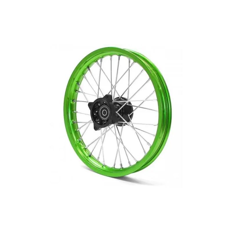 Jante avant - 14" - (Axe Ø12mm) - Vert