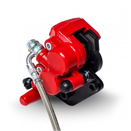 Kit de frein  avant double pistons - 51mm - Rouge