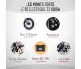 Pocket Cross elettrica Diamon - RX 1000W - Rosso