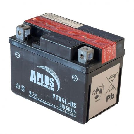 Batteria APLUS - YTX4L-BS - 12V - 3,2Ah 50A