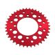 Couronne 4Perf 420 CNC 7075 T6 Ø76mm (39, 41 dents) - Rouge