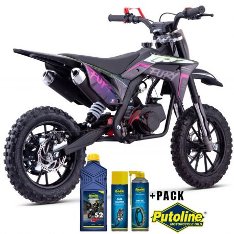 Pocket Bike CRZ Fury Double Pot 49cc 2T 10"/12" - Violet (2024)