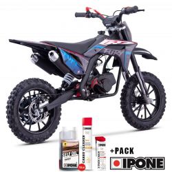 Pocket Bike CRZ Fury Double Pot 49cc 2T 10"/12" - Bleu (2024)