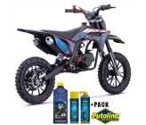 Pocket Bike CRZ Fury Double Pot 49cc 2T 10"/12" - Bleu (2024)