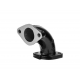 Pipe d\'admission coudée - 26mm - Noir