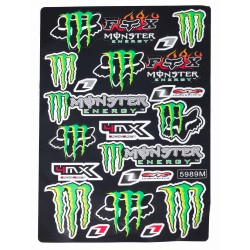 Stickerbogen - Monster Energy