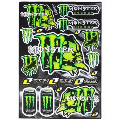 Stickerbogen - Monster Energy