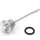 Indicatore di livello dell\'olio motore in alluminio CNC - Argento