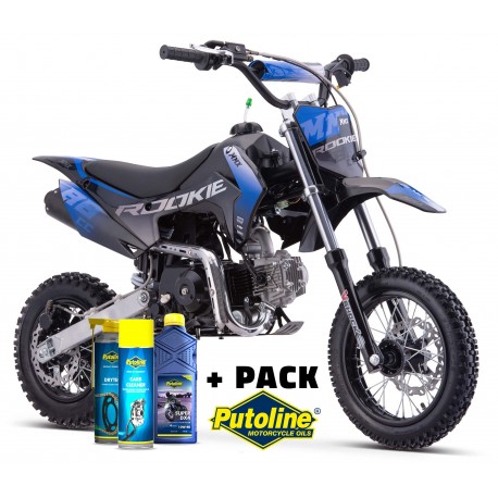 Dirt Bike Mini MX Rookie 125cc - 12"/14" - Bleu (2024)