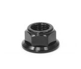 Ecrou d'axe de Roue Aluminium Ø12mm - Noir