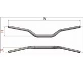 Guidon NEKEN 28,6mm Bleu