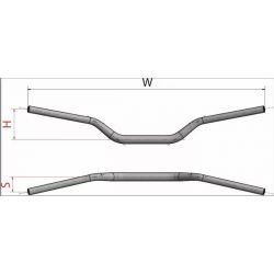 Guidon NEKEN 28,6mm Bleu