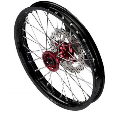 Complete Rim YCF Front 17" BIGY CNC Black (axle 15mm)